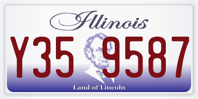 IL license plate Y359587