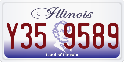 IL license plate Y359589