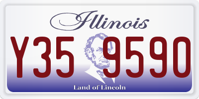 IL license plate Y359590