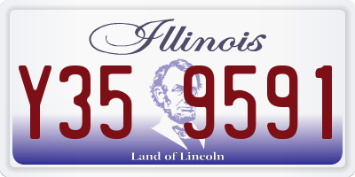 IL license plate Y359591