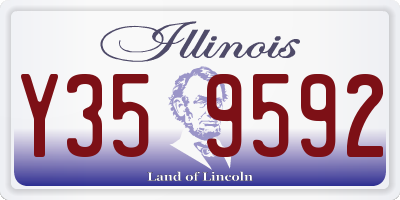 IL license plate Y359592