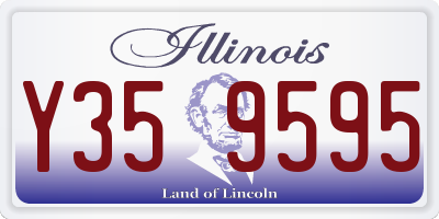 IL license plate Y359595