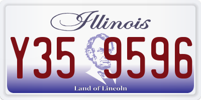 IL license plate Y359596