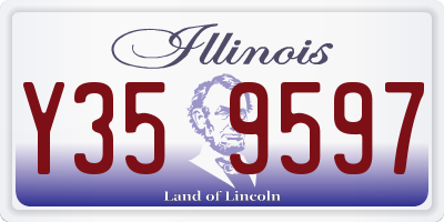 IL license plate Y359597