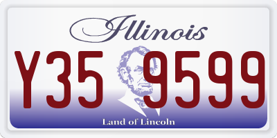IL license plate Y359599