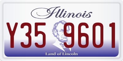 IL license plate Y359601