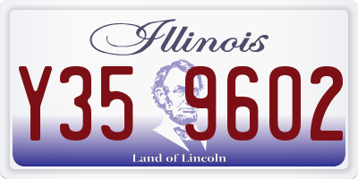 IL license plate Y359602