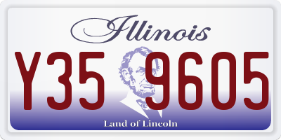 IL license plate Y359605