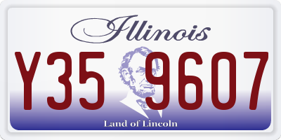 IL license plate Y359607