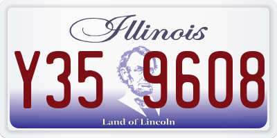 IL license plate Y359608