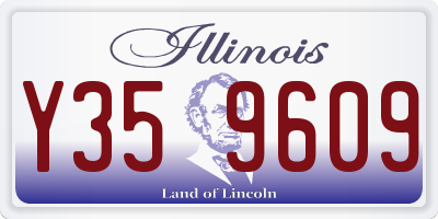 IL license plate Y359609