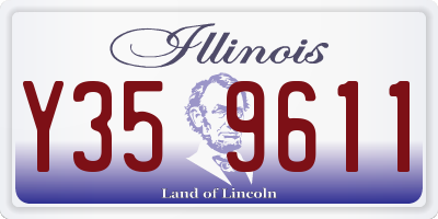 IL license plate Y359611