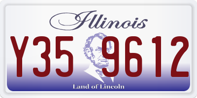 IL license plate Y359612