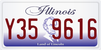 IL license plate Y359616