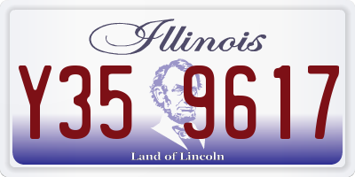 IL license plate Y359617