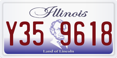 IL license plate Y359618