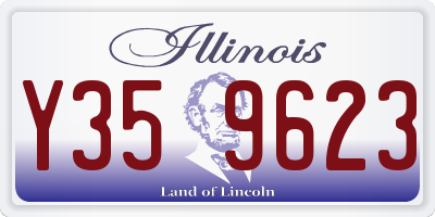 IL license plate Y359623