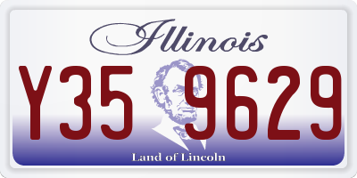 IL license plate Y359629