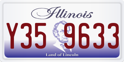 IL license plate Y359633