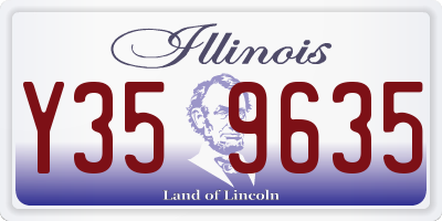 IL license plate Y359635