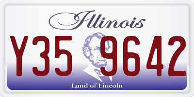IL license plate Y359642