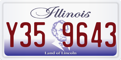 IL license plate Y359643