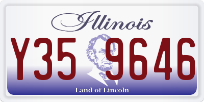 IL license plate Y359646