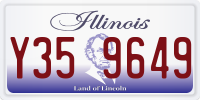 IL license plate Y359649