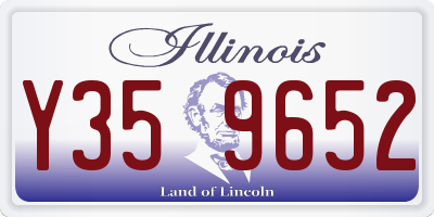 IL license plate Y359652