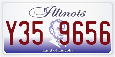 IL license plate Y359656