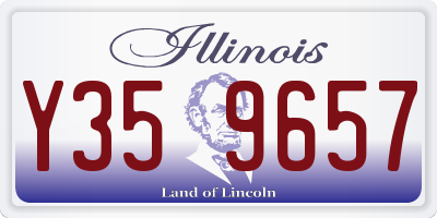 IL license plate Y359657