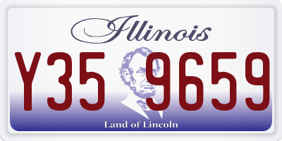 IL license plate Y359659