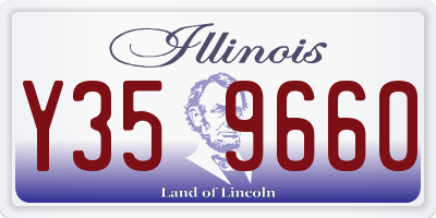 IL license plate Y359660