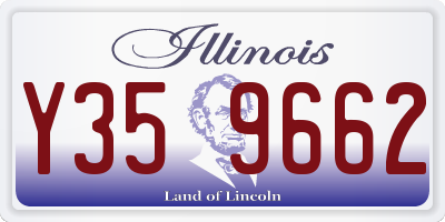 IL license plate Y359662