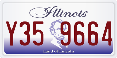 IL license plate Y359664