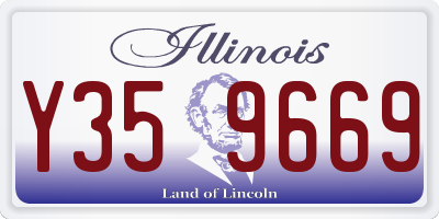IL license plate Y359669