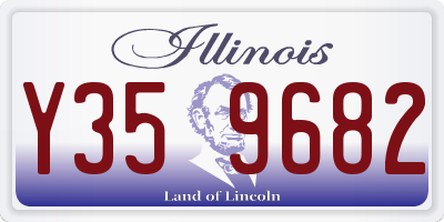 IL license plate Y359682