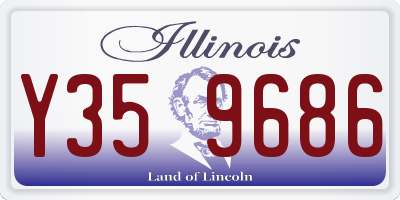 IL license plate Y359686