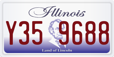IL license plate Y359688