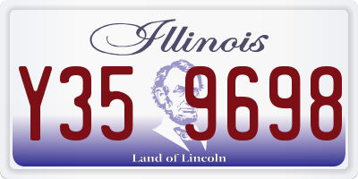 IL license plate Y359698