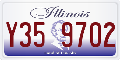 IL license plate Y359702