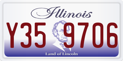 IL license plate Y359706