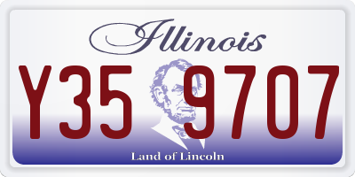 IL license plate Y359707