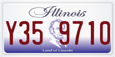 IL license plate Y359710