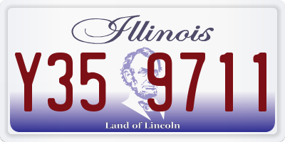 IL license plate Y359711
