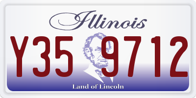 IL license plate Y359712