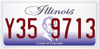 IL license plate Y359713