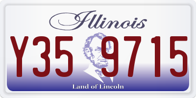 IL license plate Y359715