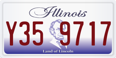 IL license plate Y359717