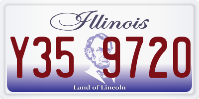 IL license plate Y359720